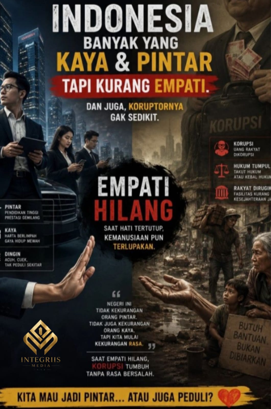 Ketika Empati Hilang: Meringis di Bawah Kerakusan, Lumpuh oleh Pembiaran